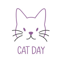 Cute Cat Day Kitty Day 
