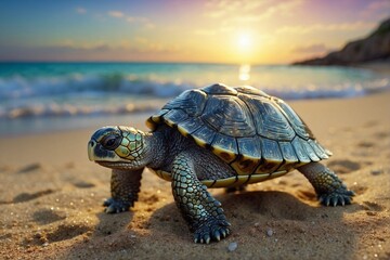 Obraz premium Group of Musical Notes Soaring in the Sky