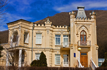 Old building in the resort city,Northern Caucasus.