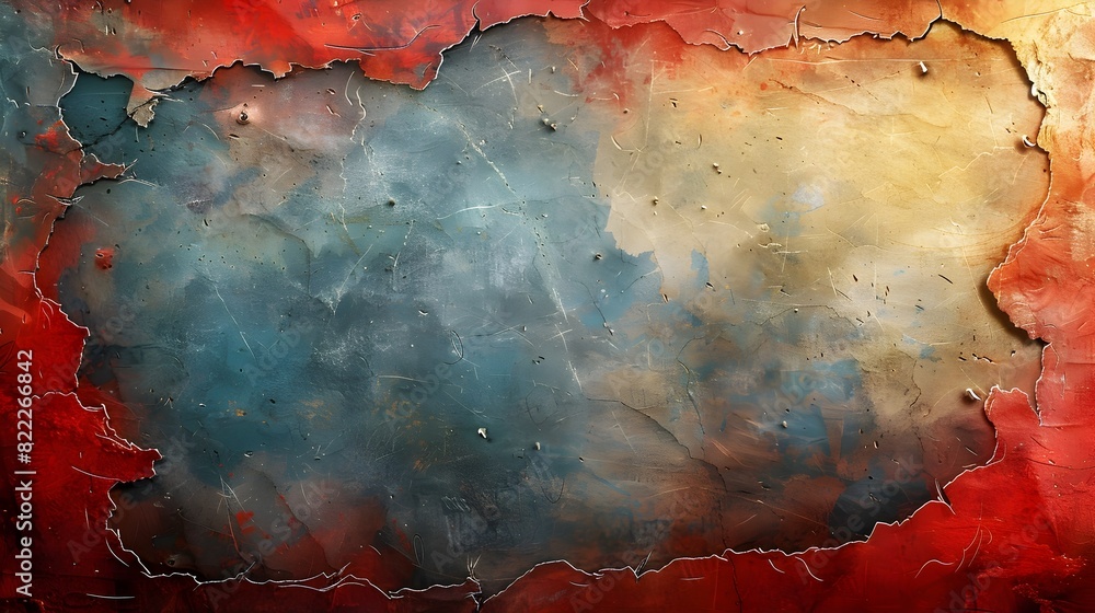 Poster dramatic fiery textured abstract background with moody atmospheric clouds and surreal organic layers