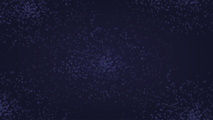 triangle star spread in dark blue radial gradient canvas, abstract night star spread vector design for background, backdrop, banner, template