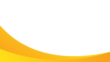 Obraz premium Abstract yellow color background. Dynamic shapes composition. vector design concept. Decorative web layout or poster, banner 