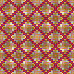 Vector ornament in ethnic style. Abstract seamless pattern with EPS 10.Simple modern background texture.