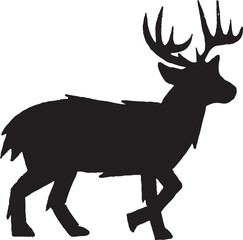 Deer Silhouette  Animal