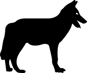 Dog Wolf Silhouette 