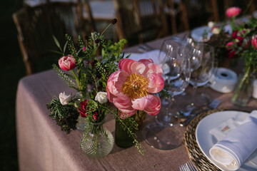 flowers in a wedding