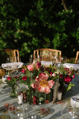 flowers in a wedding