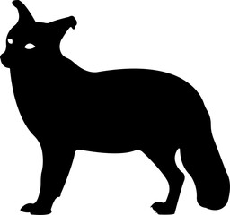 Dog Wolf Silhouette 
