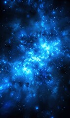 Obraz premium Blue Abstract Star Map,Photorealistic HD