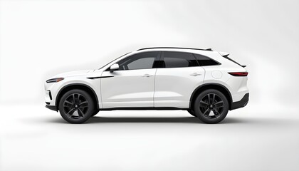 Obraz premium white car on white background