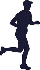 Runner Sport Athletes Silhouette 