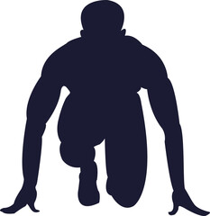 Runner Sport Athletes Silhouette 