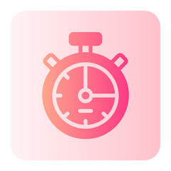 stopwatch gradient icon