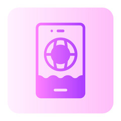 smartphone gradient icon