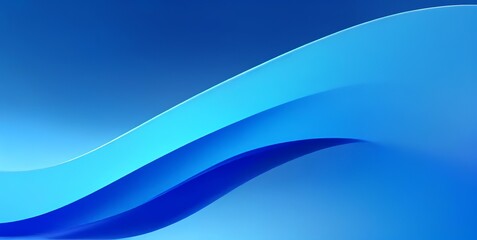 3D Abstract Blue Background. Made with Generative AI Technology