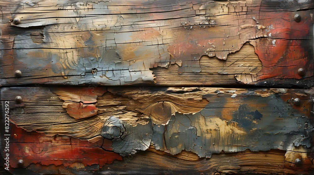 Poster rustic wood texture abstract background with grunge weathered worn distressed surface design