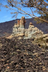 Roques de Garcia volcanic rock landscape in Tenerife