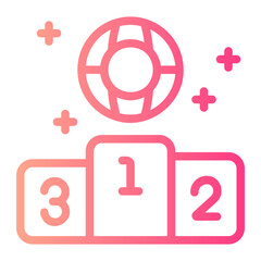podium gradient icon