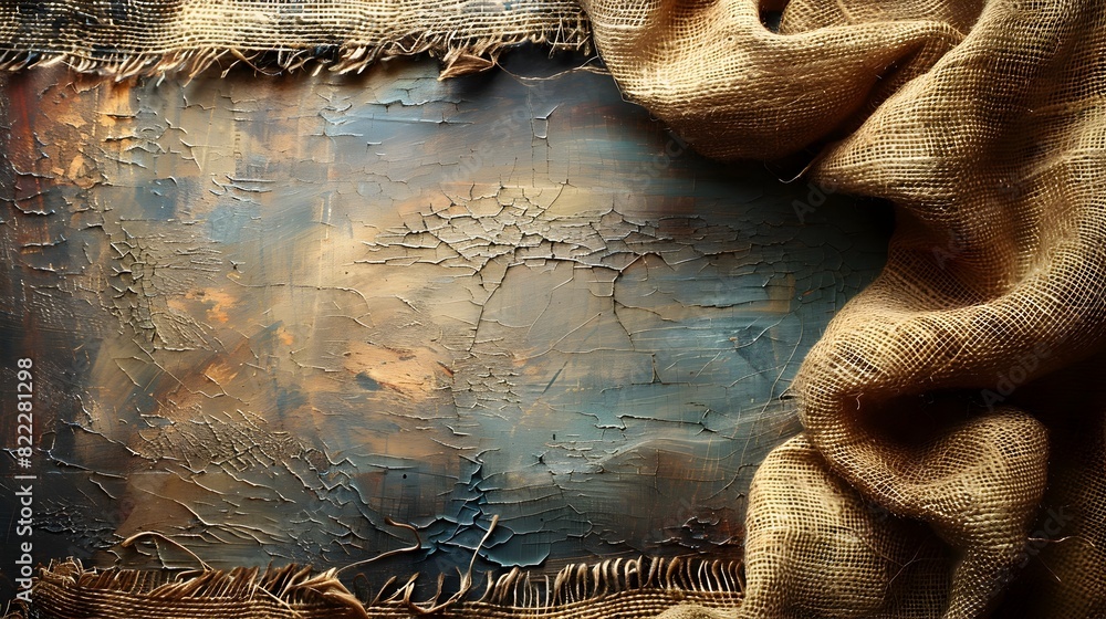 Fototapete weathered and worn textured background with aged distressed surfaces and grungy patterns