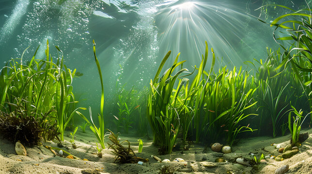 The Underwater Charm of Zostera Marina: A Peek into Eelgrass Habitat