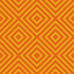 Orange Geometry seamless abstract background 