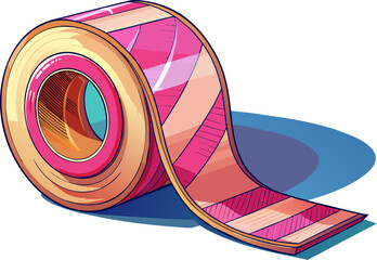 Background with circles, icons, illustrations