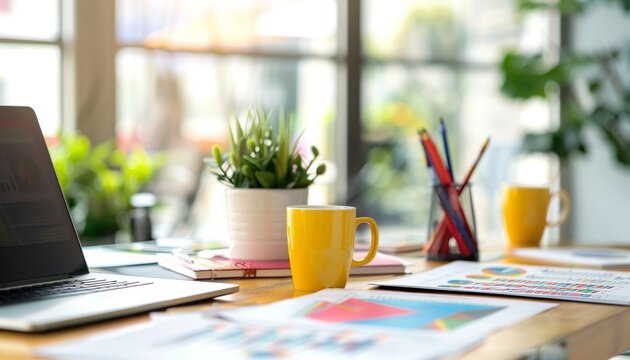 Dynamic Financial Strategy Brainstorming Session in Modern Meeting Room