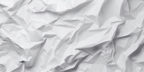 Obraz premium white crumpled paper texture background , wet paper texture, handmade paper