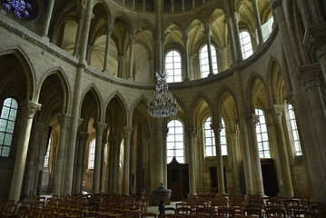 Obraz premium Architecture gothique de la cathédrale de Soissons. France
