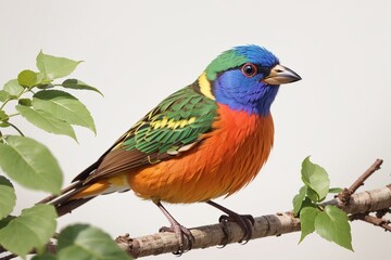 Obraz premium Close up photography of a Resplendent Quetzal bird on isolated background