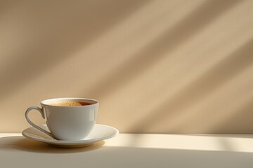 Obraz premium relaxing with coffee or tea professional photography