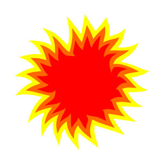 Burst sticker vector badge