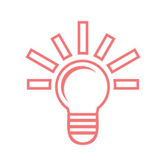 Lightbulb or lamp icon