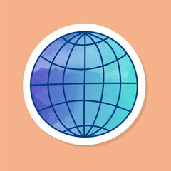World color sticker