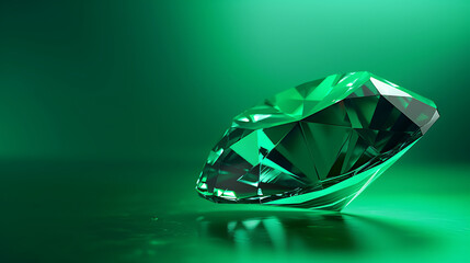 Fototapeta premium Diamond is a valuable mineral used as a raw material for making exquisite jewelry