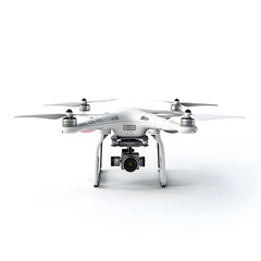 Drone isolated on white background