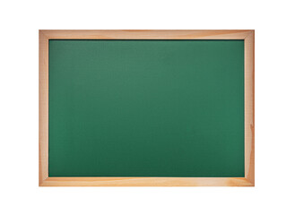 School chalk board isolated on white background.