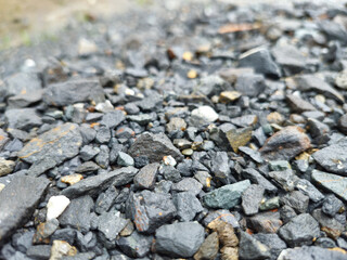 pile of stones for construction