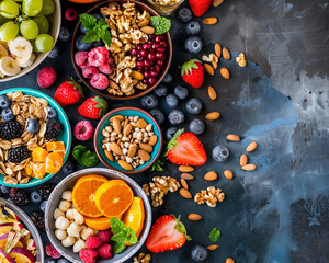 Healthy Snacks for Traveling colorful image
