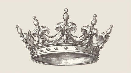 crown isolated on white