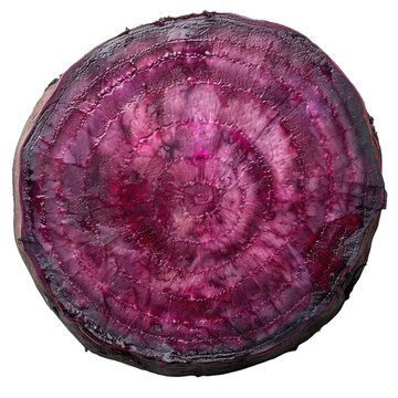 recommend clip art: Raw beetroot cut out on isolated transparent background