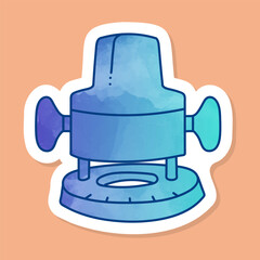 Electric woodworking router color sticker