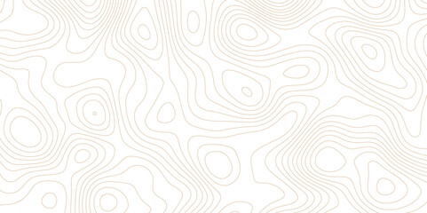 Abstract wavy topographic map. Abstract wavy and curved lines background. Abstract geometric topographic contour map background.