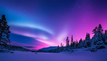 Fototapeta premium Stunning Aurora Borealis/Northern Lights 