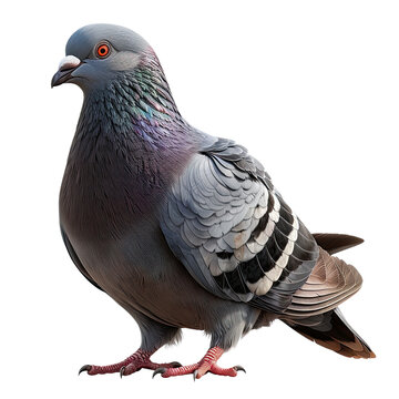 Pigeon isolated on transparent background