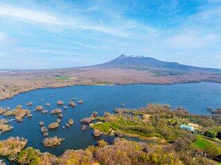 大沼公園と北海道駒ヶ岳（北海道）