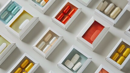 Rainbow Medley: Vials of Vibrant Medication Harmony