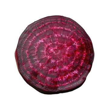 recommend clip art: Raw beetroot cut out on isolated transparent background