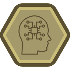 Machine Perception Line Polygon Icon