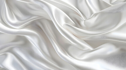 Abstract background luxury white cloth or liquid wave Abstract or white fabric texture background. Cloth soft wave. Creases of satin, silk, and cotton.